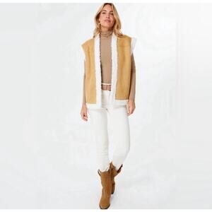 Tuckernuck Hyacinth House Crosby Shearling Gilet Vest